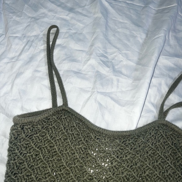 Abercrombie & Fitch Green Knit Tank Top - Picture 4 of 7